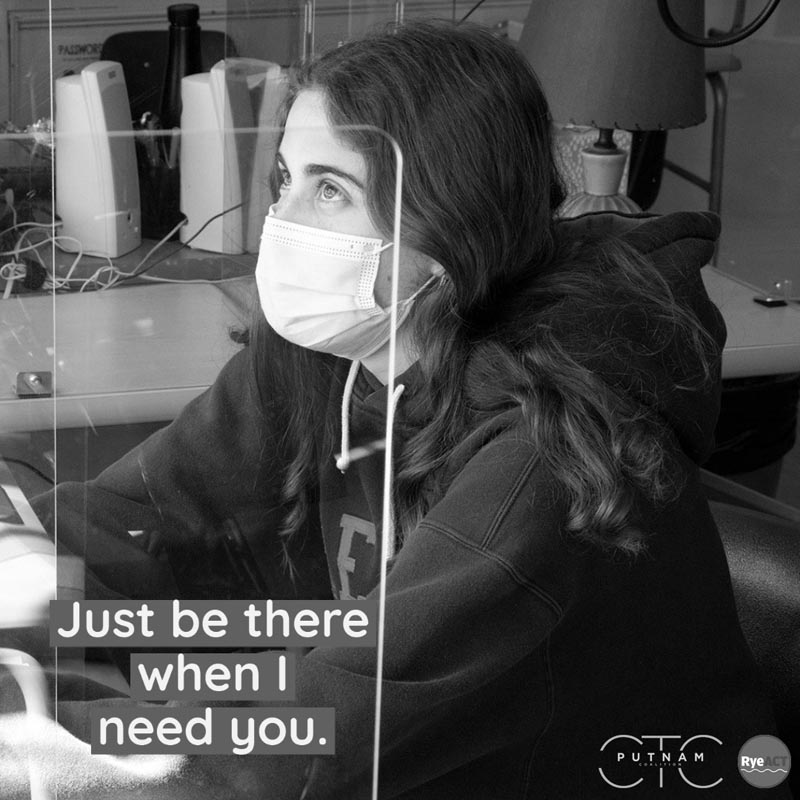 Just be there when I need you.